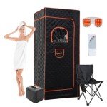 Portable DOWYLIK Steam Sauna with Remote Control