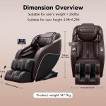 Premium Massage Chair with Smart Detection & Zero Gravity