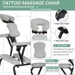 Portable Height Adjustable Massage Chair with Carry Bag