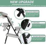 Portable Height Adjustable Massage Chair with Carry Bag