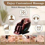 4D Full Body Shiatsu Massage Recliner with Heat