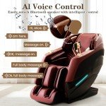 4D Full Body Shiatsu Massage Recliner with Heat