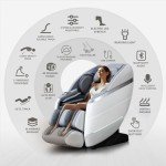 HealthRelife 4D Full Body Massage Chair - Grey