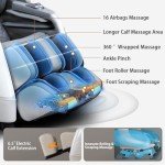 HealthRelife 4D Full Body Massage Chair - Grey