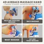 HealthRelife 4D Full Body Massage Chair - Grey