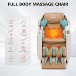 MIUGUYO Full Body Shiatsu Massage Chair - White