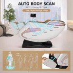 MIUGUYO Full Body Shiatsu Massage Chair - White