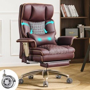 Luxury Ergonomic Office Chair with Massage & Support