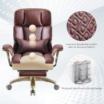 Luxury Ergonomic Office Chair with Massage & Support