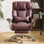Luxury Ergonomic Office Chair with Massage & Support