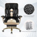 Big and Tall Massage Office Chair with Adjustable Support