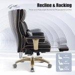 Big and Tall Massage Office Chair with Adjustable Support