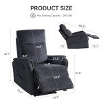 Bluetooth Massage Recliner Chair with USB Port