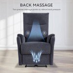 Bluetooth Massage Recliner Chair with USB Port