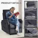 Bluetooth Massage Recliner Chair with USB Port