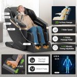 Real Relax 2025 Shiatsu Massage Chair with Bluetooth