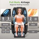 Real Relax 2025 Shiatsu Massage Chair with Bluetooth