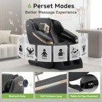 Real Relax 2025 Shiatsu Massage Chair with Bluetooth