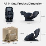 BOSSCARE 3D Zero Gravity Full Body Massage Chair