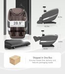 Real Relax FS01 Pro Brown Full Body Massage Chair