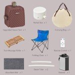 Giantex Portable 2-Person Steam Sauna with Remote