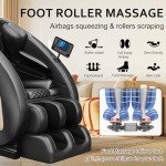 Bluetooth Massage Chair with Zero Gravity Recline