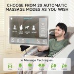 Real Relax 4D Zero Gravity Massage Chair, Brown