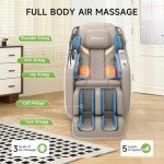 Real Relax 4D Zero Gravity Massage Chair, Brown