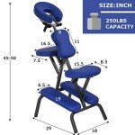 Portable Folding Massage Chair with Face Cradle