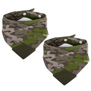 Camouflage Baby Bandana Teething Bibs - 2-Pack