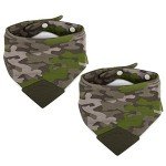 Camouflage Baby Bandana Teething Bibs - 2-Pack