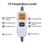 XXXL King Size Heating Pad with 12 Settings