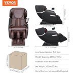 VEVOR Full Body Zero Gravity Massage Chair