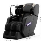 Full Body Zero Gravity Massage Chair - Black