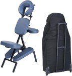 Portable Adjustable Massage Chair with Carrying Case