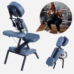 Portable Adjustable Massage Chair with Carrying Case