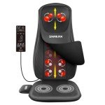 Snailax Shiatsu Back Massager with Heat & Intensity