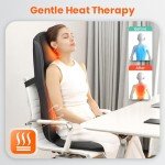 Snailax Shiatsu Back Massager with Heat & Intensity