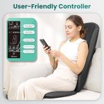 Snailax Shiatsu Back Massager with Heat & Intensity
