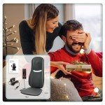 Snailax Shiatsu Back Massager with Heat & Intensity