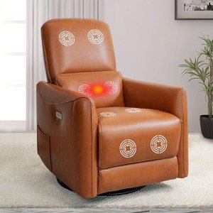 Naomi Home Willa Faux Leather Massage Recliner