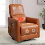 Naomi Home Willa Faux Leather Massage Recliner