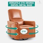 Naomi Home Willa Faux Leather Massage Recliner