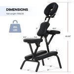 Portable Folding Massage Chair with Ergonomic Design
