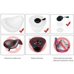 Ergonomic Rolling Saddle Stool with Wheels