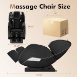 AYJOIR Full Body Shiatsu Massage Chair - Black