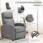 Adjustable Massage Recliner Chair with Lumbar Support