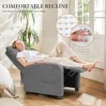 Adjustable Massage Recliner Chair with Lumbar Support