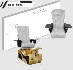 Luxury Massage Pedicure Chair with Stool & Heat