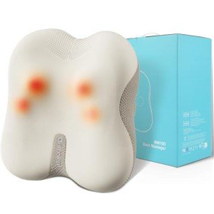 Arboleaf Heat Kneading Back Massager for Pain Relief
